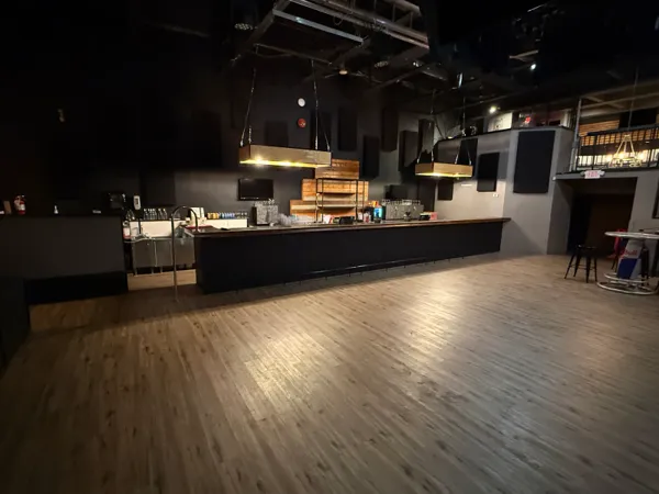 Production stage sound and DJ setups at Armani's